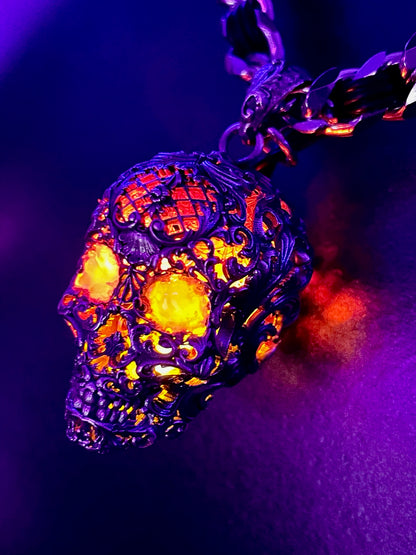 Sterling Silver "Prometheus" Skull