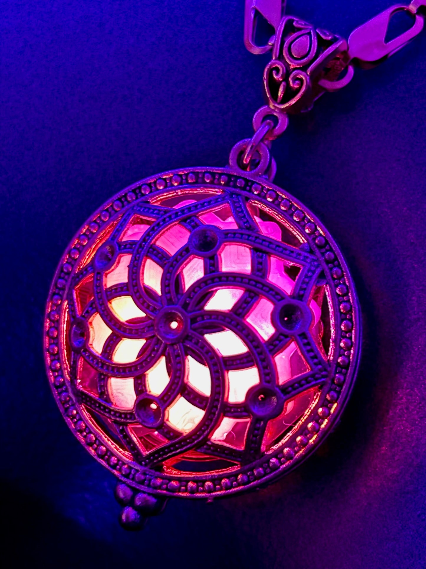 Helios Pendant - Coral/Disko