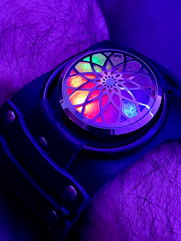 RGB "Kaleidoscope" Pendant Cuff