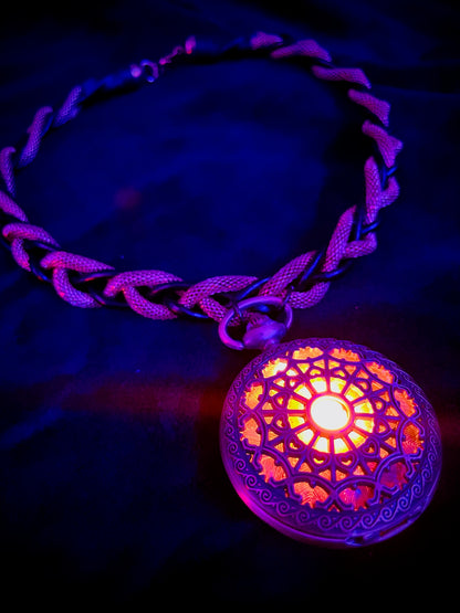 “Goddess” Choker with Chandelier Pendant