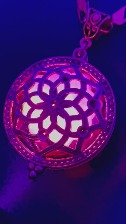 Helios Pendant - Coral/Disko